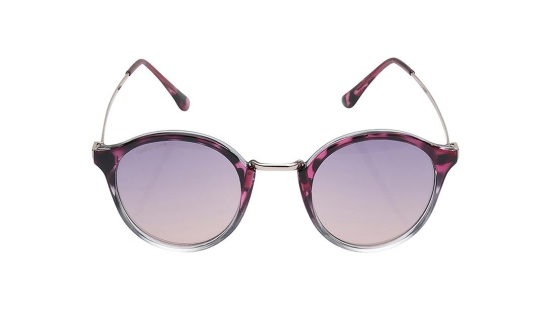 Pink Round Rimmed Sunglasses(C085PK6V)