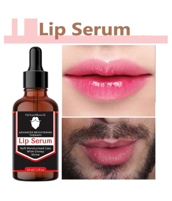 UrbanMooch Advanced Pink Lip Serum- For Glossy, Shiny & Soft Lips (Moisturizing & Nourishing) For Men- Face Serum 30 mL