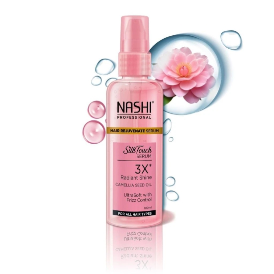 NASHI Professional Hair Rejuvenate Serum 100ml, Camellia Seed Oil Hair Serum to Boost Overall Shine & Smoothness of Hair