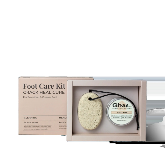 FOOT CARE KIT-FOOT CREAM + SCRUB STONE