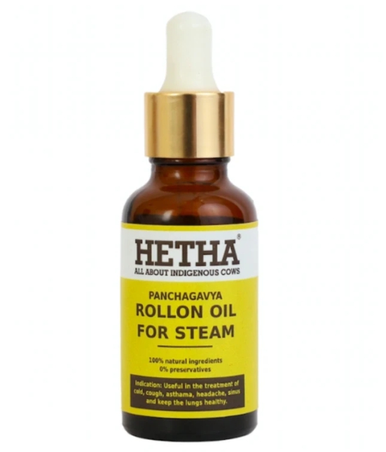 Panchagavya Rollon Oil for Steam (Size - 25 ml) by HETHA ORGANICS LLP