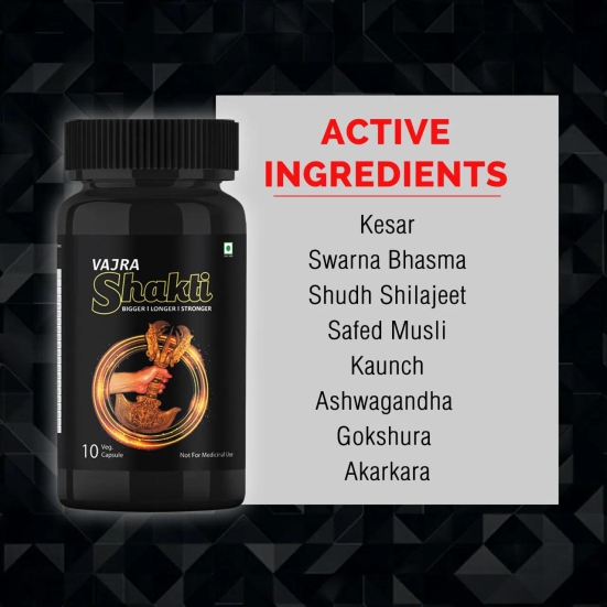 Vajra Shakti Vitality Capsules for Men