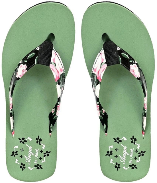 Altek Green Womens Flip Flop - None