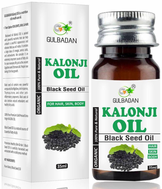 GULBADAN Premium Cold Pressed Kalonji Oil 35 ml