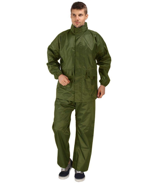 Goodluck Raincoat Set - Green - None