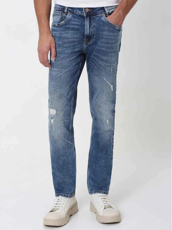 Super Slim Fit Distressed Stretch JEANS