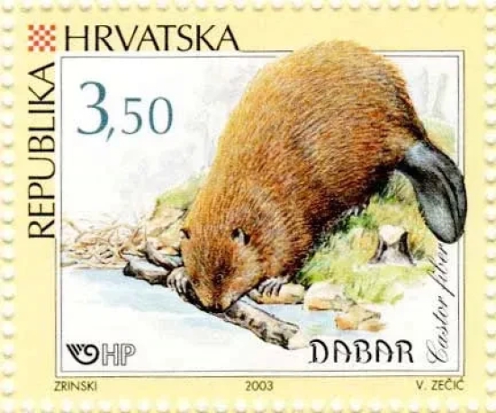 Croatia Rodents Postage Stamp