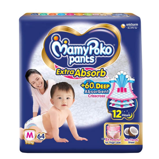 Mamypoko Extra Absorb Pants Medium 64S