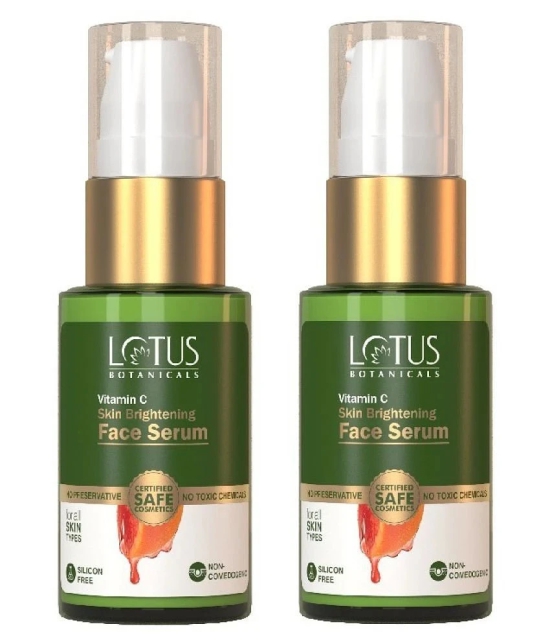 Lotus Botanicals Vitamin C Skin Brightening Face Serum(Pack of 2*30g= 60g)