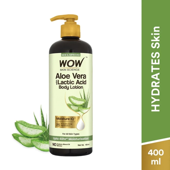 Aloe Vera Body Lotion (Ultra Light) For Dry Skin 400 ml - PACK OF 2