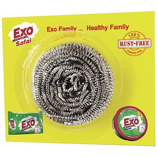 Exo Safai Stainless  Steel Scrubber, 12 Gm