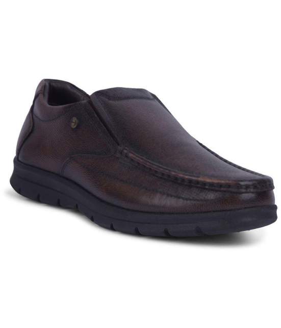 Liberty - Brown Mens Slip On Formal Shoes - None