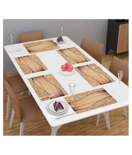 Revexo Set of 6 PVC Table Mats - Multi