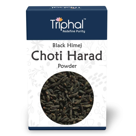 Choti Harad Churna - Small Black Himej Powder | 100% Pure | Triphal