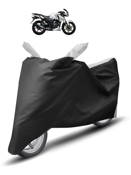 Auto Hub Bike Body Cover for TVS Apache RTR 160 ( Pack of 1 ) , Silver - Silver