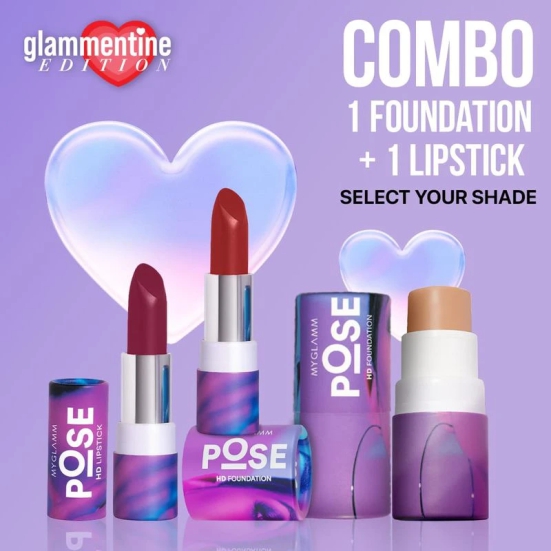 POSE HD Foundation Stick + POSE HD Lipstick