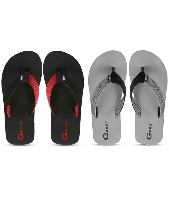 GBest Multicolor Mens Thong Flip Flop - None