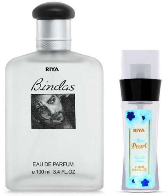 Riya Bindas & Blue Pearl Eau De Parfum (EDP) For Unisex 110 ( Pack of 2 )