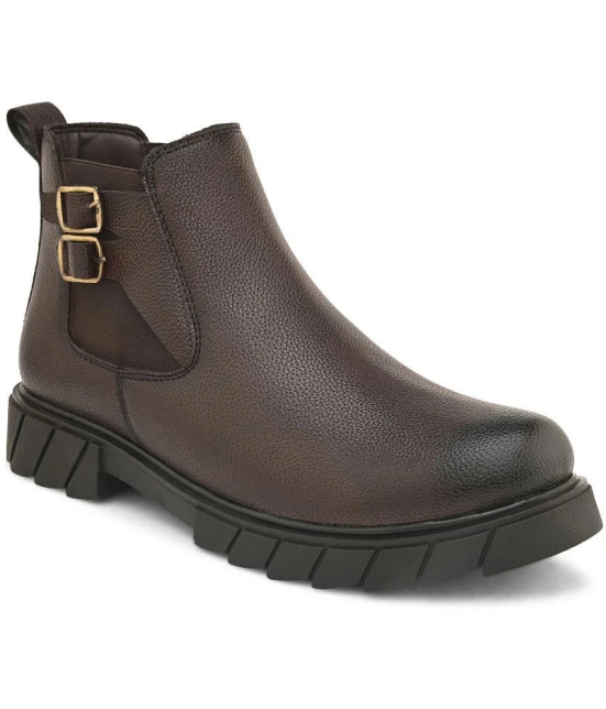 Fentacia - Brown Mens Chelsea Boots - None