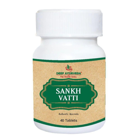 Shankh Vati Helps balance abnormal Pitta | 40 Tablet Pack