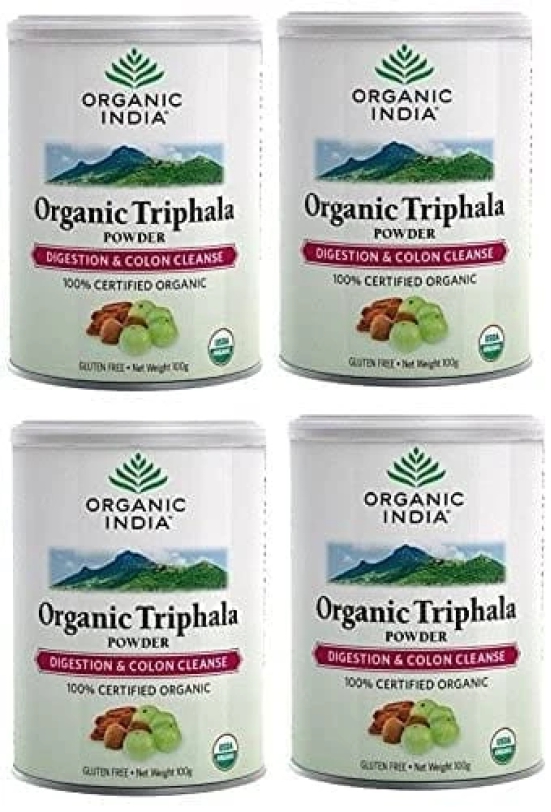 Organic India Triphala Powder 100gm - Pack Of 4