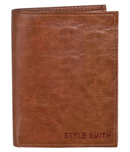 Style Smith Faux Leather Beige Casual Short Wallet