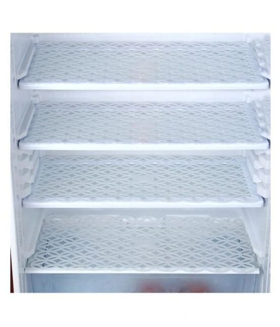 E-Retailer Set of 4 PVC White Fridge Mats - White