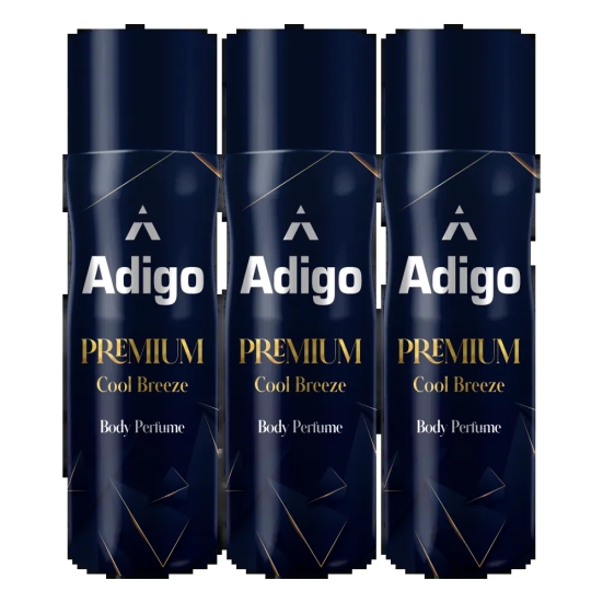 Adigo Premium Cool Breeze Body Perfume 165 ml(Pack Of 3)