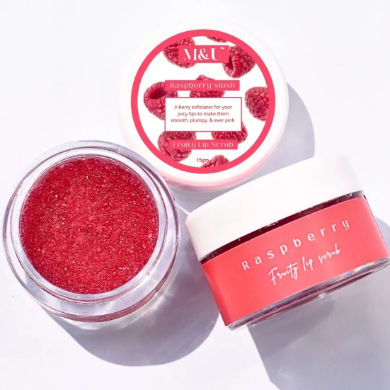 Raspberry Slush Lip Scrub to reduce Pigmentation