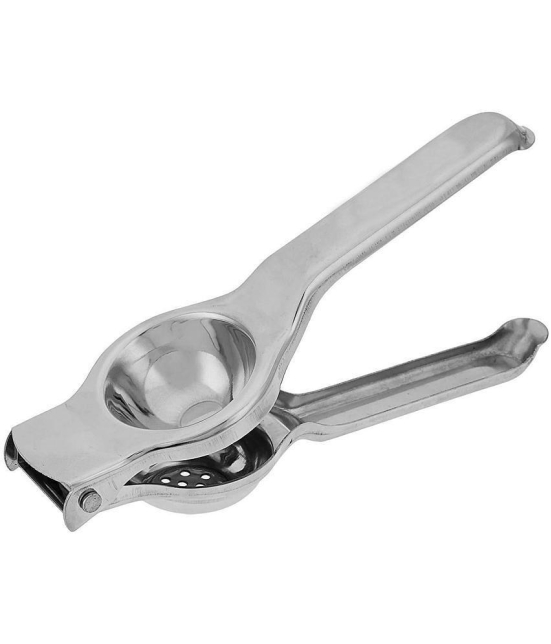 VARKAUS - Stainless Steel Silver Squeezer ( Pack of 1 ) - Silver