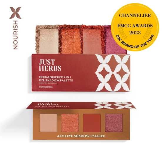 Herb Enriched 4-in-1 Eye-shadow Palette with Manjishtha and Liquorice Root