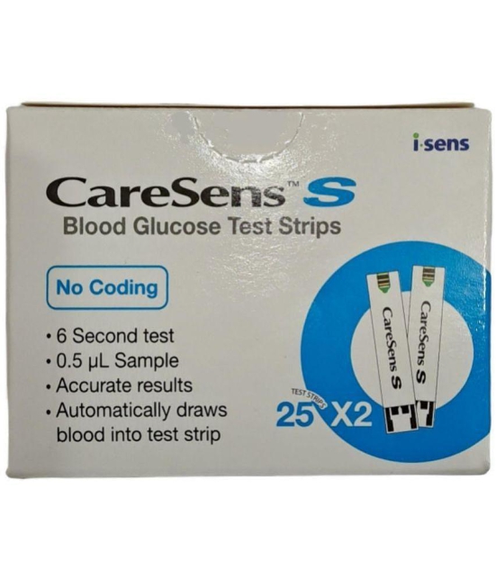 CareSens S 50 Test Strips - Expiry: March 2024 31-50 Strips