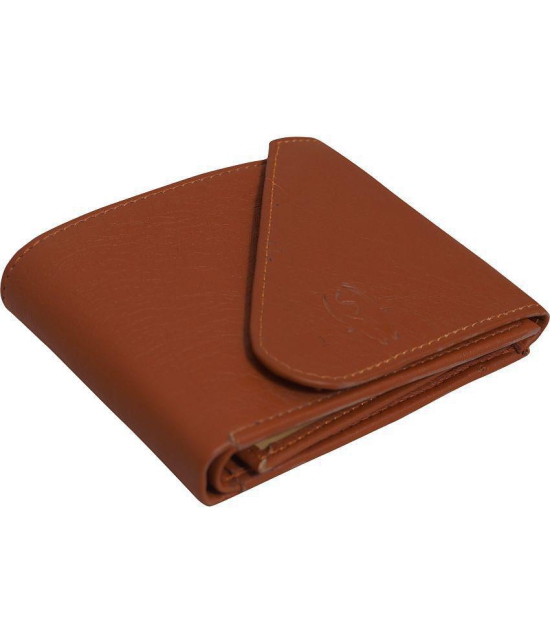 samtroh - PU TAN Men's Regular Wallet ( Pack of 1 ) - Tan