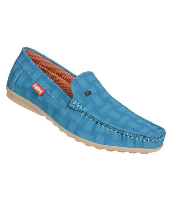 SHOES KINGDOM Blue Loafers - 9