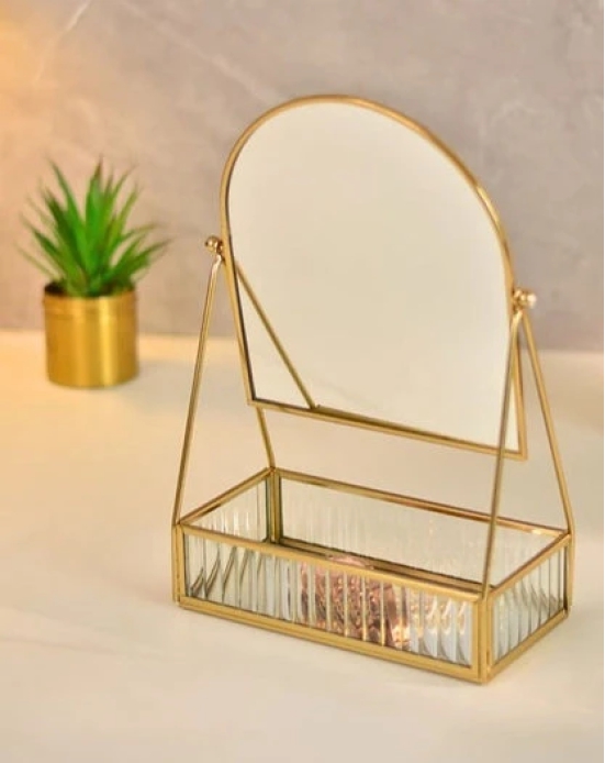 Vanity Mirror With Tray