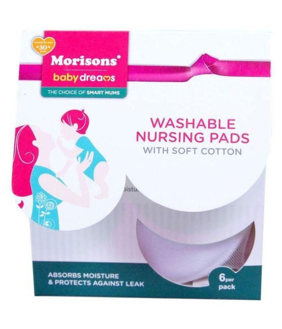 Morisons Baby Dreams Washable Breast Pads 6 pcs