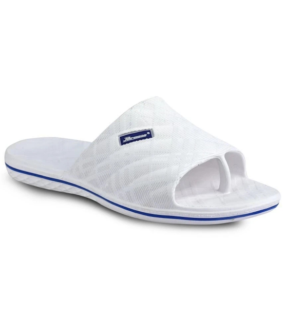 Paragon White Mens Slide Flip Flop - None