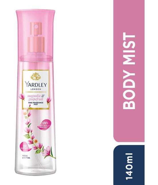 Yardley London - Fragrance Mist â?? Magnolia & Grapefruit â?? 140 ml Body Mist For Women 140 ( Pack of 1 )