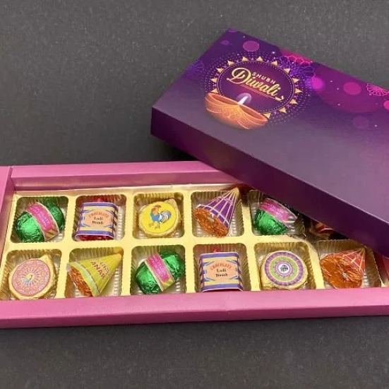 Home made Delicious Diwali Chocolate Gift Box