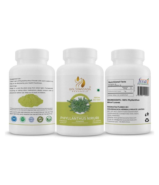 GOLDENACACIA HERRBALS Phyllanthus Powder 150g Powder 150 gm