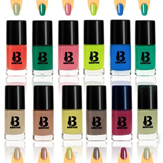 Banetion High Shine & Plump Finish Nailpaint For Women and Girl 9 ML