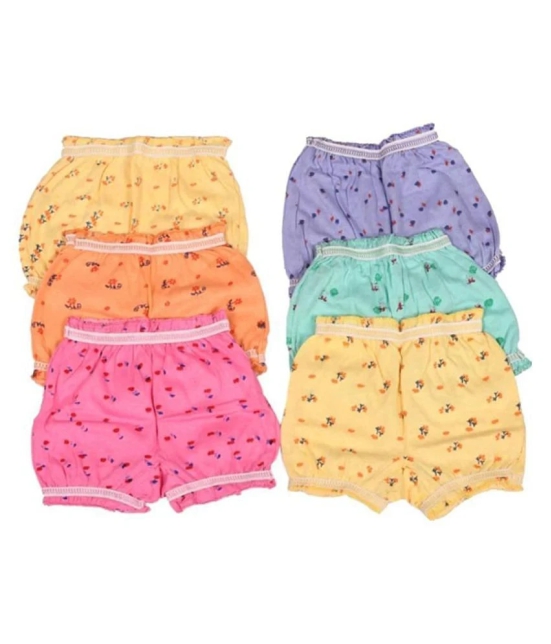 Penyan™ Kids Multicolor Bloomer ( Pack of 6 ) - None