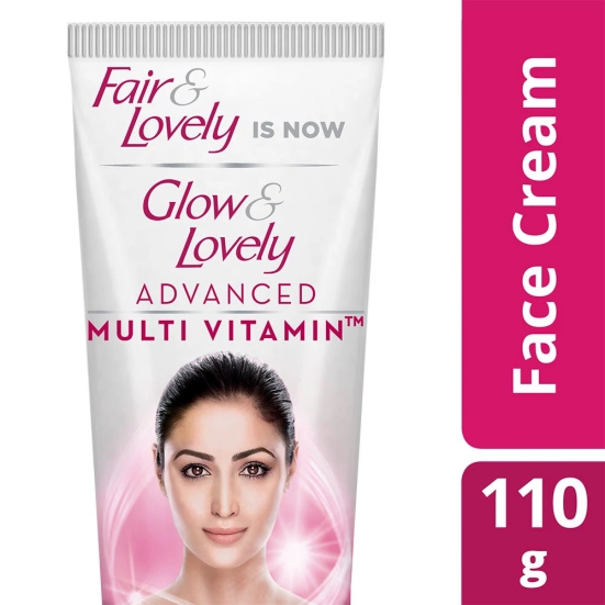 Glow & Lovely Advanced Multivitamin Face Cream 110 G- Daily Illuminating Moisturizer For Glowing Skin- Spf 15 -With Vitamin E- Vitamin C & Niacinamide