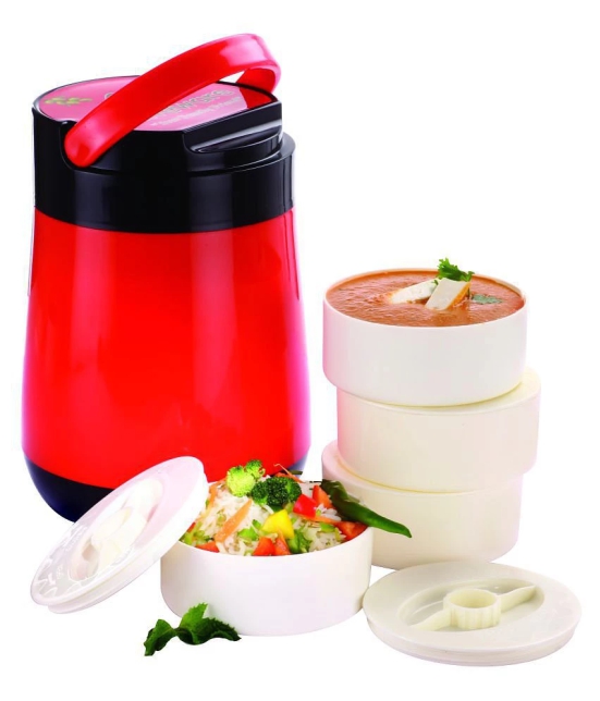 Oliveware - Red Insulated Lunch Box