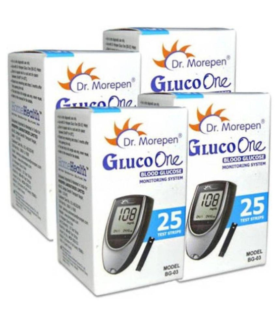 Dr. Morepen 100 Glucometer Strips Expiry April 2022 Expiry March 2024