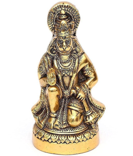 TISYAA - Brass Lord Hanuman Idol ( 14 cm )