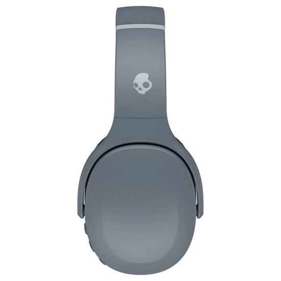 Skullcandy Crusher Evo Wireless Over-Ear-Headphone with Rapid Charge Personal Sound App and Built-in Tile Finding Technology with mic (Chill Gray)