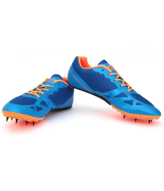 Nivia Running Spikes  Blue Hiking Shoes - 6