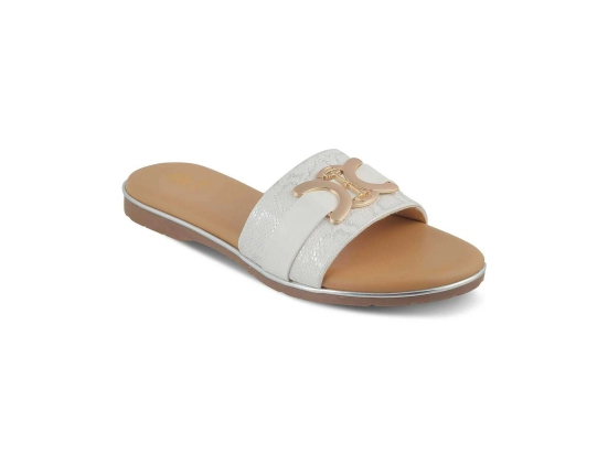 Tresmode Joy White Womens Casual Flats- 40