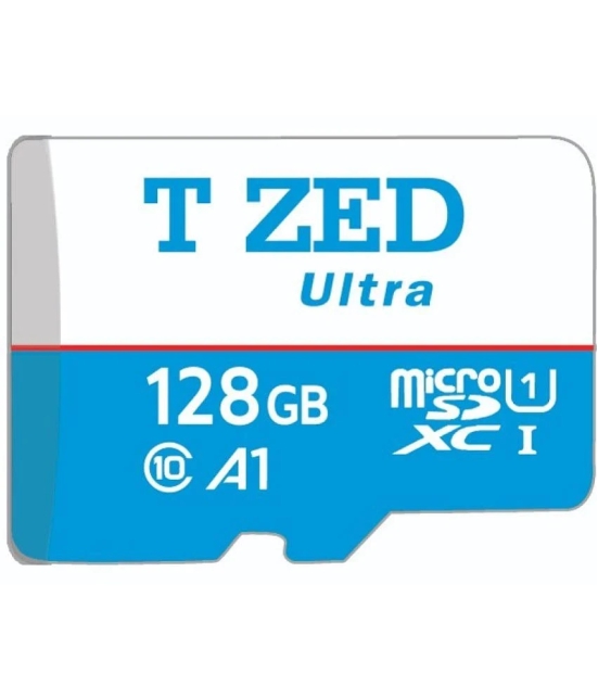 T ZED - 128GB SD Card 180Mbs - Blue